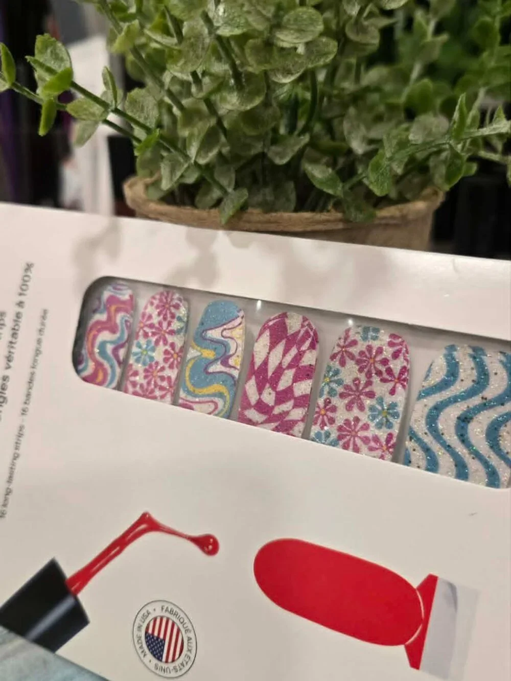 Color Street Press On Nail Design -  Remix it Up